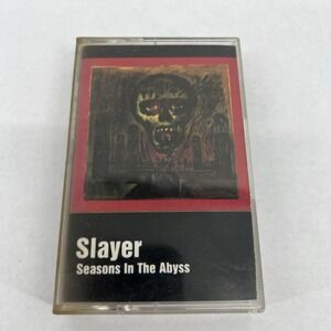 1990 Slayer "Seasons In The Abyss" Cassette Tape Death Metal!!